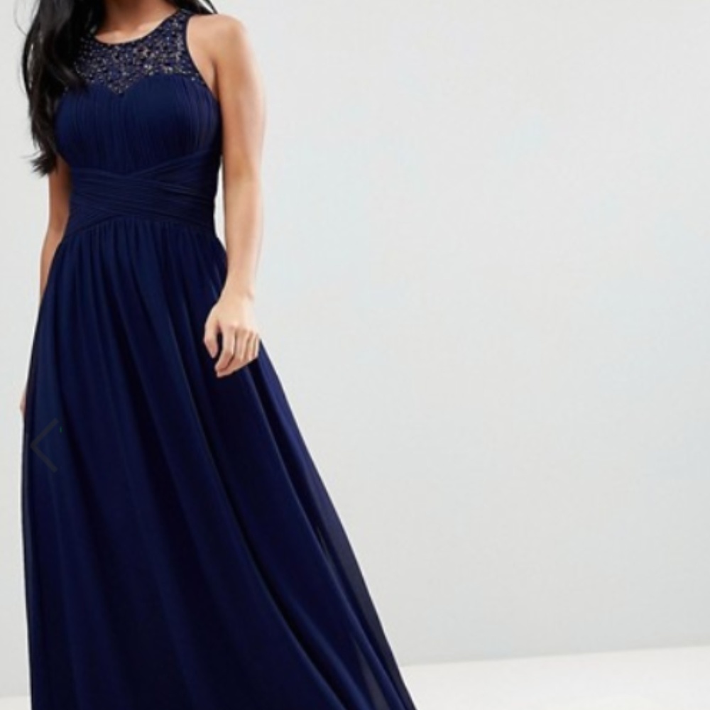 Little Mistress Petite Maxi/Prom Dress